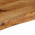 Tablero de mesa borde natural madera maciza mango 110x40x2,5
