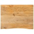 Tablero de mesa borde natural madera maciza mango 90x60x2,5