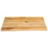 Tablero de mesa borde natural madera maciza mango 80x80x2,5