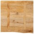 Tablero de mesa borde natural madera maciza mango 80x80x2,5