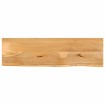 Tablero de mesa borde natural madera maciza mango 120x20x3,8 cm