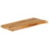 Tablero de mesa borde natural madera maciza mango 90x30x3,8