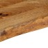 Tablero de mesa borde natural madera maciza mango 90x30x3,8