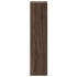 Estantería de madera de ingeniería marrón roble 50x25x105