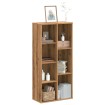 Estantería de madera de ingeniería roble artesano 50x25x105 cm