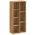 Estantería de madera de ingeniería roble artesano 50x25x105