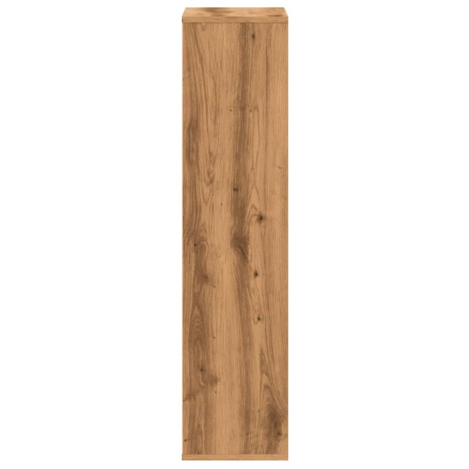 Estantería de madera de ingeniería roble artesano 50x25x105