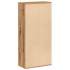 Estantería de madera de ingeniería roble artesano 50x25x105