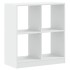 Estantería de madera de ingeniería blanca 68,5x32x75