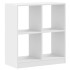 Estantería de madera de ingeniería blanca 68,5x32x75