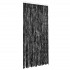 Cortina mosquitera chenilla gris antracita 118x220
