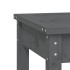 Banco de jardín madera maciza pino gris 80x44x45