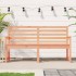 Banco de jardín madera maciza Douglas 159,5x48x91,5