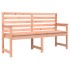 Banco de jardín madera maciza Douglas 159,5x48x91,5