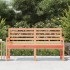 Banco de jardín madera maciza Douglas 159,5x48x91,5