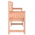 Banco de jardín madera maciza Douglas 159,5x48x91,5