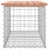 Banco jardín diseño gaviones madera abeto Douglas 83x44x42