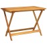 Mesa de jardín plegable madera maciza de acacia 90x52,5x65