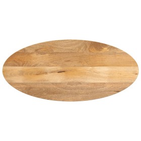 Tablero de mesa ovalado madera maciza de mango 140x50x2,5
