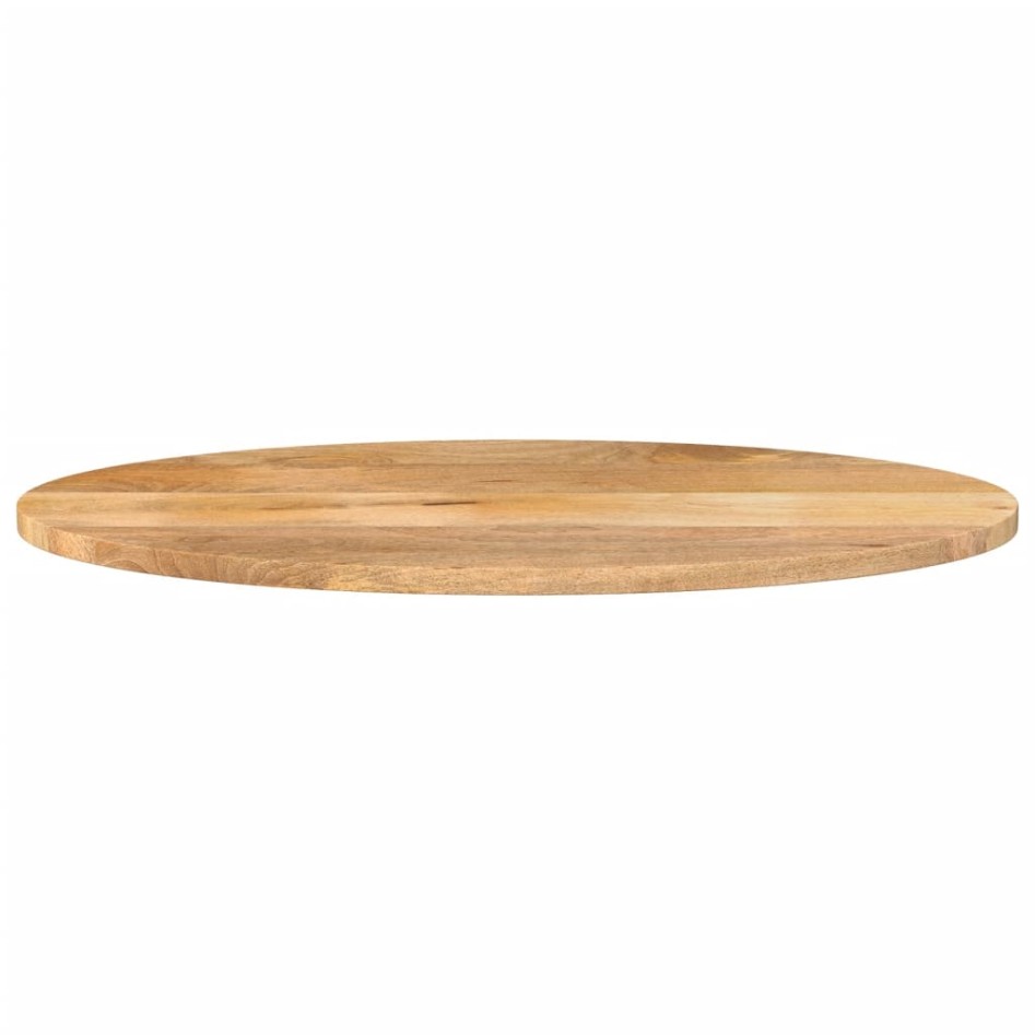 Tablero de mesa ovalado madera maciza de mango 140x50x2,5