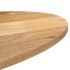 Tablero de mesa ovalado madera maciza de mango 140x50x2,5