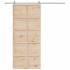 Puerta de granero madera maciza de pino 90x208