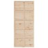 Puerta de granero madera maciza de pino 90x208