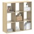 Estantería madera de ingeniería roble Sonoma 102x32x102