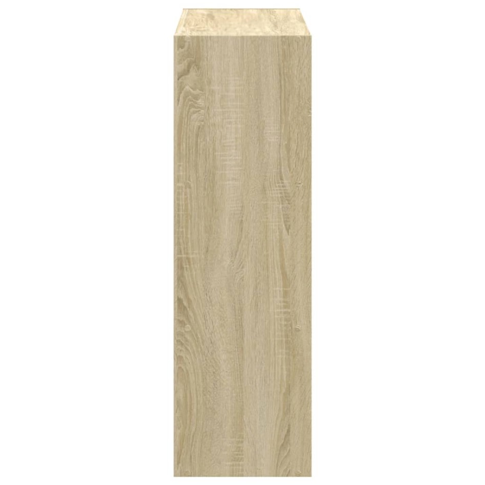 Estantería madera de ingeniería roble Sonoma 102x32x102