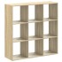 Estantería madera de ingeniería roble Sonoma 102x32x102