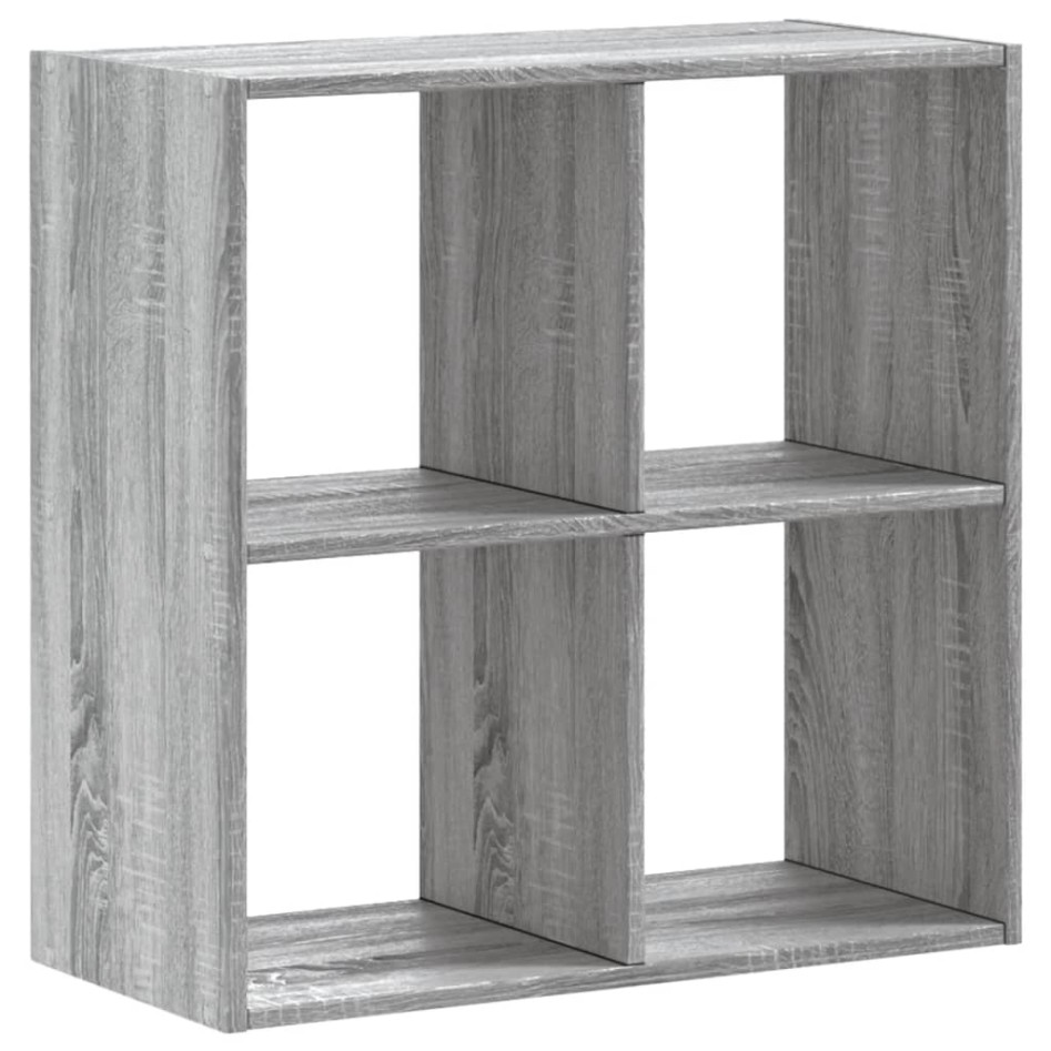 Estantería de madera de ingeniería gris Sonoma 68,5x32x68,5