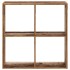 Estantería madera ingeniería color envejecido 68,5x32x68,5