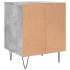Mesitas noche 2 uds madera ingeniería gris hormigón 40x35x50
