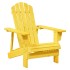 Silla Adirondack con otomana madera maciza de abeto