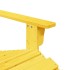 Silla Adirondack con otomana madera maciza de abeto