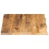 Tablero de mesa borde natural madera maciza mango 90x60x2,5