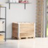 Collares de palets 3 unidades madera maciza de pino 80x60