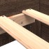 Estructura de cama sin colchón madera marrón roble 100x200
