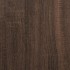 Estructura de cama sin colchón madera marrón roble 100x200