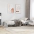 Estructura de cama madera de ingeniería gris Sonoma 90x200