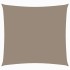 Toldo de vela cuadrado tela Oxford gris taupe 4,5x4,5