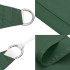 Toldo de vela cuadrado tela Oxford verde oscuro 4x4
