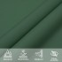 Toldo de vela cuadrado tela Oxford verde oscuro 4x4