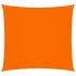 Toldo de vela cuadrado tela Oxford naranja 4x4