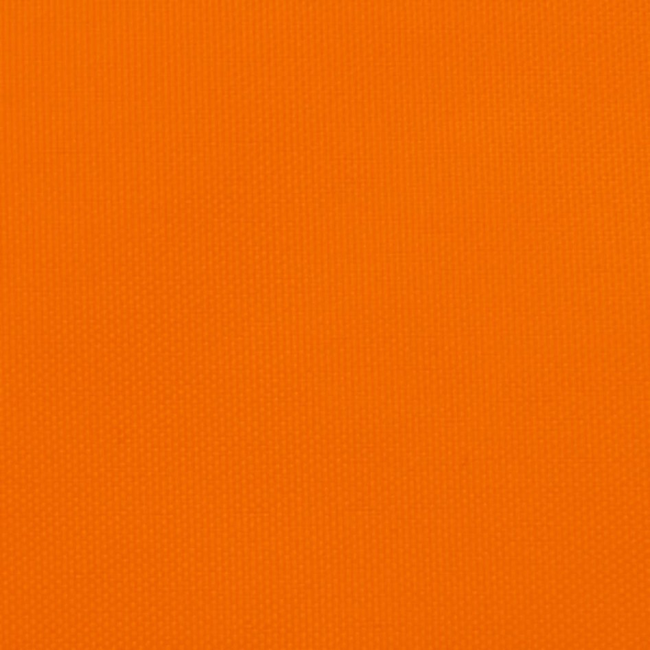 Toldo de vela cuadrado tela Oxford naranja 4x4