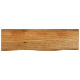 Tablero de mesa borde natural madera maciza mango 120x40x2,5