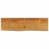 Tablero de mesa borde natural madera maciza mango 120x40x2,5