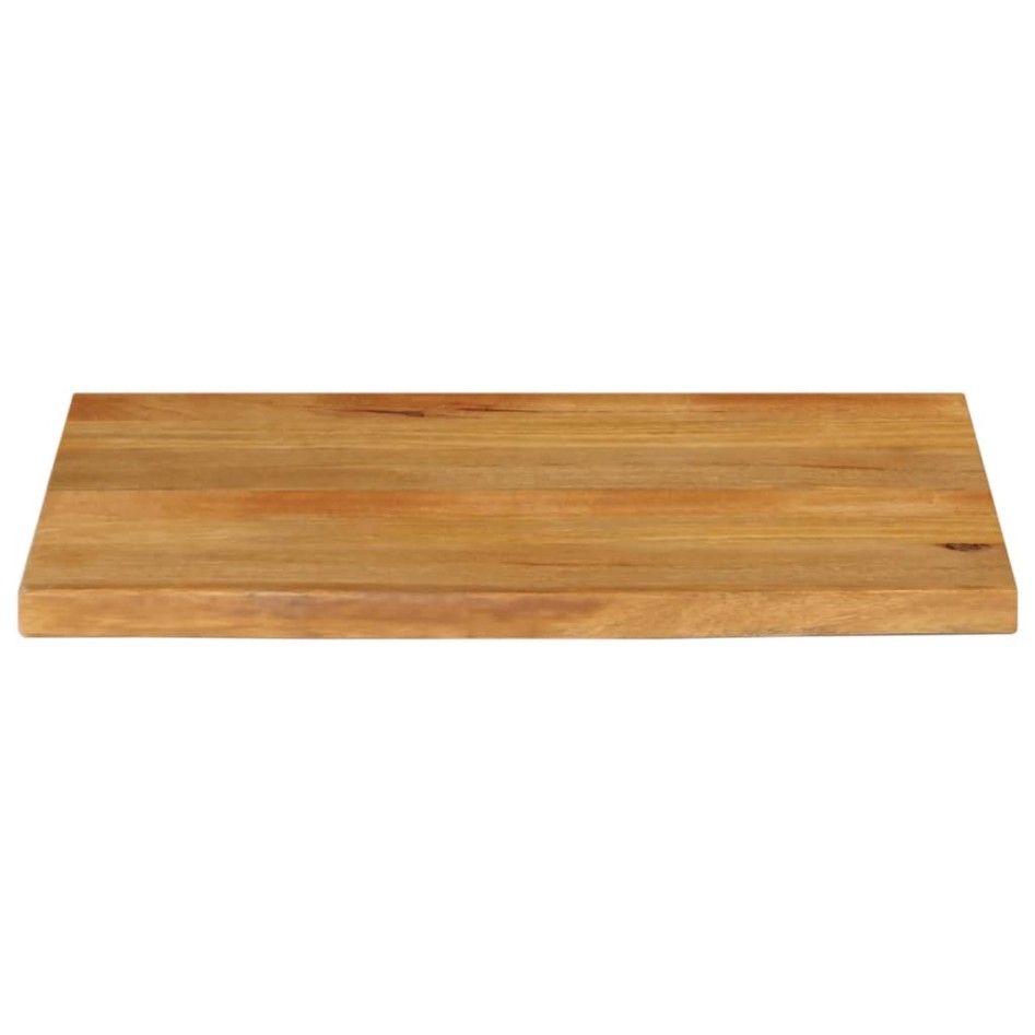 Tablero de mesa borde natural madera maciza mango 90x60x2,5