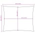 Toldo de vela rectangular tela Oxford color crema 4x5