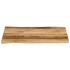 Tablero de mesa borde natural madera maciza mango 70x60x2,5